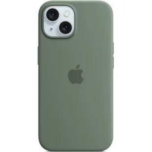 Apple Silikonowe etui z MagSafe do iPhone 15 Cyprysowy MT0X3ZM/A - Etui i futerały do telefonów - miniaturka - grafika 1