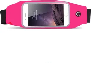 Mobilari SASZETKA NERKA PAS NA TELEFON UNIWERSALNA 5.5'' RÓŻOWY - Nerki - miniaturka - grafika 1