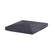 Akcesoria do ogrodzeń - Daszek słupkowy JONIEC® - GORC® CSDR Czarny 47 x 47 x 7 cm - miniaturka - grafika 1