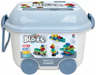 Klocki Konstrukcyjne Junior Soft 50 elementów MEGA CREATIVE 502455 - Klocki - miniaturka - grafika 1