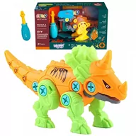 Figurki dla dzieci - Woopie Figurka Woopie WOOPIE Dinozaur do Skręcani Ceratops Zestaw Konstrukcyjny w Pudełku + Śrubokręt 5904326940994 - miniaturka - grafika 1
