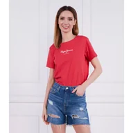 Koszulki i topy damskie - Pepe Jeans London T-shirt | Regular Fit - miniaturka - grafika 1