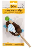 Zabawki dla kotów - Dingo Zabawka dla kota - Mysz Narciarz - miniaturka - grafika 1