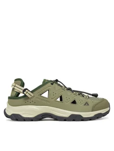 Salomon Sandały Alhama L47786400 Zielony - Sandały męskie - miniaturka - grafika 1
