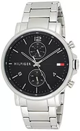 Zegarki męskie - Tommy Hilfiger 1710413 Klasyczny Męski Zegarek Kwarcowy, Srebrny - miniaturka - grafika 1