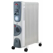 Ogrzewanie przenośne - Kepland Grzejnik olejowy Turbo 2500 W biały  - miniaturka - grafika 1