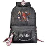 Plecaki - Harry Potter Plecak dla nastolatków - Modny tornister, kreskówka o dużej pojemności - Plecak podróżny dla chłopców i dziewcząt, Casual Mochilas For... - miniaturka - grafika 1