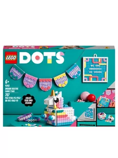 LEGO DOTS Kreatywny rodzinny zestaw z jednorożcem 41962 - Klocki - miniaturka - grafika 1