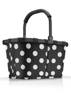Torby i wózki na zakupy - Koszyk na zakupy plażę Reisenthel Carrybag - frame dots white - miniaturka - grafika 1
