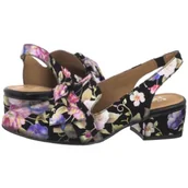 Sandały damskie - Sandały Czarne w Kwiaty N6539-43/00-1 (MA1206-d) Maciejka - miniaturka - grafika 1