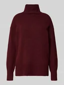 Swetry damskie - Golf o kroju regular fit z dodatkiem wełny model ‘MALOU’ - miniaturka - grafika 1