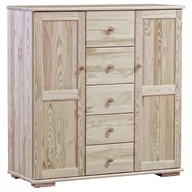 Szafy - Bieliźniarka II Modern Meble Doktór Sosna Naturalna Lakierowana - miniaturka - grafika 1