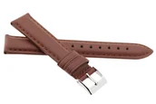 Akcesoria do zegarków - Skórzany pasek do zegarka 16 mm JVD R41302-16 brązowy - miniaturka - grafika 1