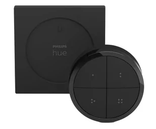 Philips Hue Przełącznik dotykowy Czarny - Systemy inteligentnych domów - miniaturka - grafika 1