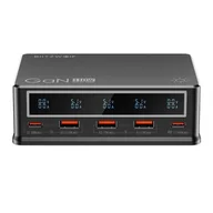 Ładowarki do telefonów - Ładowarka sieciowa Blitzwolf BW-i9 110W PD 3xUSB-A, 2xUSB-C (czarna) - miniaturka - grafika 1
