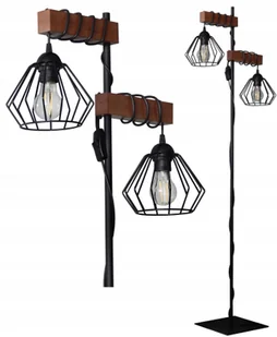 Lampa Stojąca Podłogowa 015-ST Led Loft Druciak Salon Sypialnia Nowoczesna - Lampy stojące - miniaturka - grafika 1