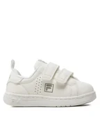 Buty dla dziewczynek - Fila Sneakersy Crosscourt 2 Nt Velcro Tdl FFK0113 Biały - miniaturka - grafika 1