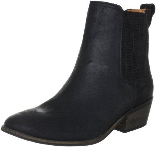 PIECES Becca Leather Boot-Black Fashion buty półbuty i botki damskie, czarny - czarny Black - 39 eu