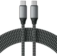 Kable USB - Satechi Kabel 100W USB-C do USB-C PD 2m, ciemnoszary - miniaturka - grafika 1