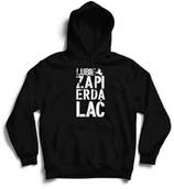 Gadżety dla niej i dla niego - Bluza z kapturem - Lubię Zapie*dalać Moto Motocykl LwG - miniaturka - grafika 1