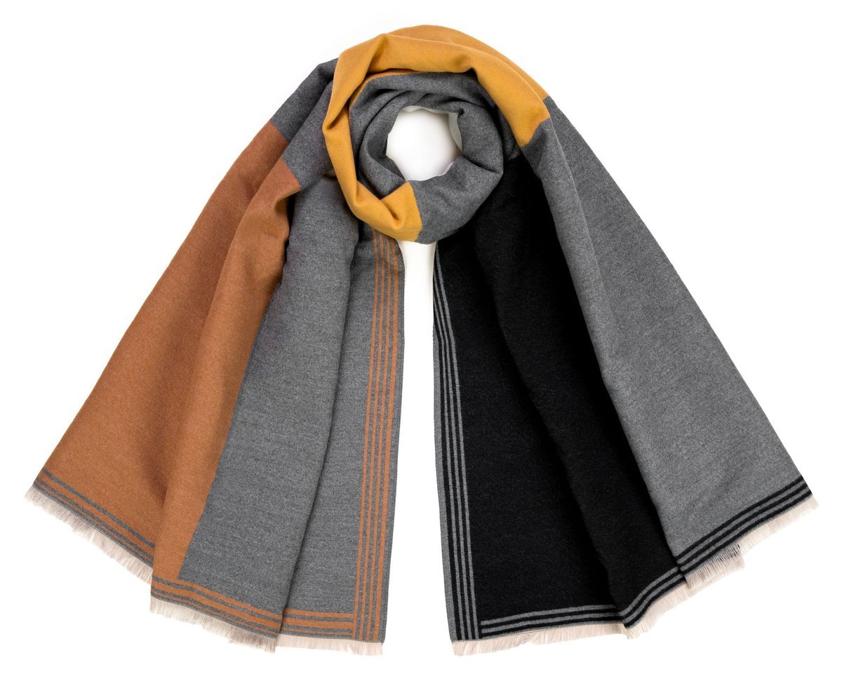 Szalik Damski Młodzieżowy Zimowy Miękki Ciepły Duży Kolorowy Casualowy