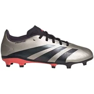 Piłka nożna - Buty piłkarskie adidas Predator League Fg IF6354 srebrny - miniaturka - grafika 1
