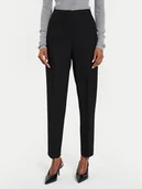 Spodnie damskie - Boss Chinosy Tetisa 50518802 Czarny Relaxed Fit - miniaturka - grafika 1