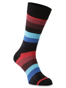Happy Socks - skarpety z drobnej dzianiny, niebieski|czerwony|czarny|wielokolorowy - Skarpetki damskie - miniaturka - grafika 1