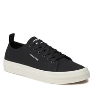 Trampki męskie - Tenisówki Jack&Jones Jfwbayswater 12257195 Black - miniaturka - grafika 1