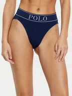 Majtki damskie - Polo Ralph Lauren Figi klasyczne z wysokim stanem 4P2025 Granatowy - miniaturka - grafika 1
