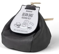 Podpórki do książek - IF, pufa z kieszonką pod książkę/tablet grafitowa bookaroo bean bag - miniaturka - grafika 1