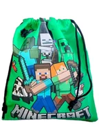 Worki na buty - Mały Worek szkolny przedszkolny Minecraft 24cmx20,5cm - miniaturka - grafika 1