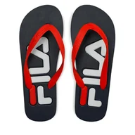 Klapki i japonki męskie - Japonki Fila Troy Slipper FFM0007.53040 Czerwony - miniaturka - grafika 1