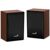 Głośniki komputerowe - Głośniki Genius SP-HF380BT (31730034400) Czarne/Brązowe - miniaturka - grafika 1