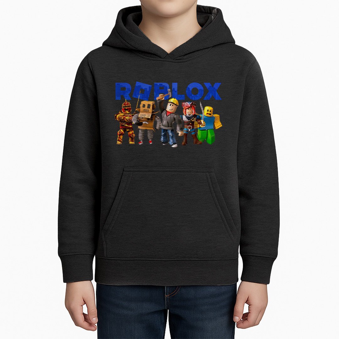 Bluza dziecięca Roblox 003 5-6 Czarny