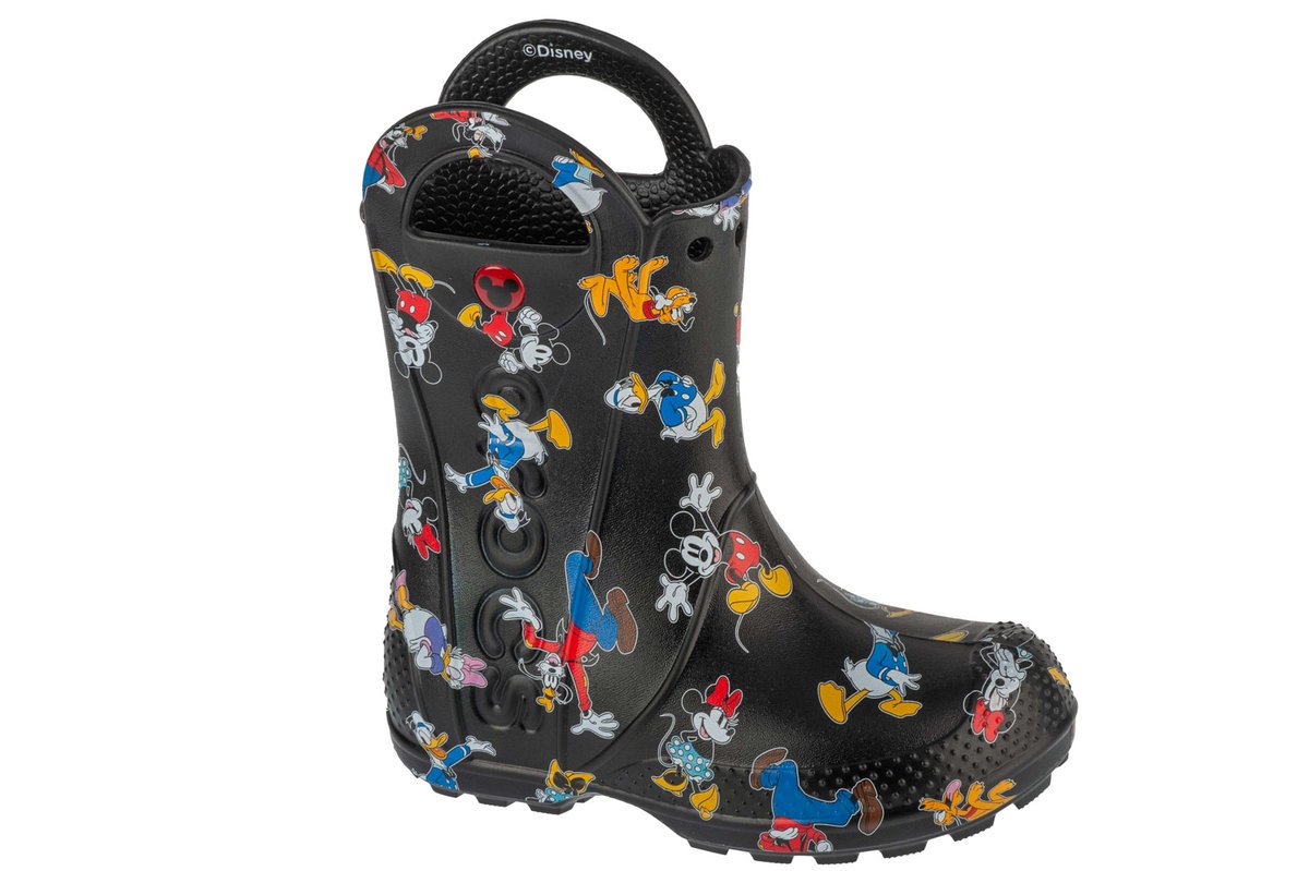 Crocs Mickey Friends Handle It Boot Kids 210889-90H, dla dziewczynki, kalosze, Wielokolorowy