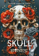 Szkolne artykuły papiernicze - Kolorowanka A4 pionowa 8 obrazków Skull czerwone - kolorowanka - miniaturka - grafika 1