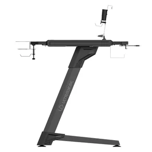 ULTRADESK Biurko dla gracza SPACE XXL V2 BLACK, 144x70 cm, 75 cm, Podświetlenie LED RGB z panelem dotykowym, z podkładką pod mysz - Biurka - miniaturka - grafika 6