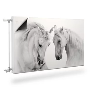 MASKOWNICA Magnetyczna Kaloryfera Białe Konie Zwierzęta 80cm x 60cm - Dekoracje domu MASKOWNICA Magnetyczna Kaloryfera Białe Konie Zwierzęta 80cm x 60cm - Dekoracje domu - miniaturka - grafika 1