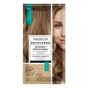 Marion Recolored szampon koloryzujący 6.0 Ciemny Blond 35ml - Szampony do włosów - miniaturka - grafika 1