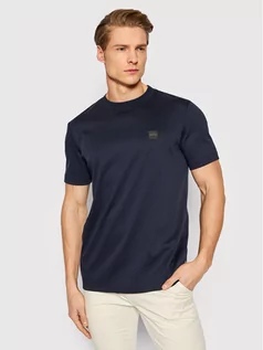 Koszulki męskie - Hugo Boss T-Shirt Tiburt 278 50467101 Granatowy Regular Fit - grafika 1