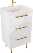 Szafki łazienkowe - Szafka Umywalkowa Stojąca ATHOS 50 cm UZ - miniaturka - grafika 1