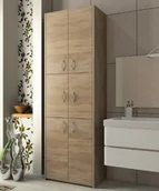 Szafki łazienkowe - Słupek łazienkowy Adaś 6D Sonoma 56 cm - miniaturka - grafika 1