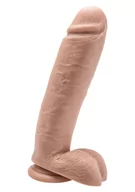 Sztuczne penisy - COCK 10 INCH W/ BALLS FLESH - miniaturka - grafika 1