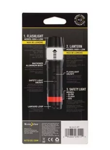 Nite Ize Latarka Radiant® 3in1™ LED Mini Flashlight - black - Latarki Nite Ize Latarka Radiant® 3in1™ LED Mini Flashlight - black - Latarki - miniaturka - grafika 3