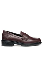 Mokasyny damskie - Geox Mokasyny D Walk Pleasure D36TGF 00081 C7011 Bordowy - miniaturka - grafika 1
