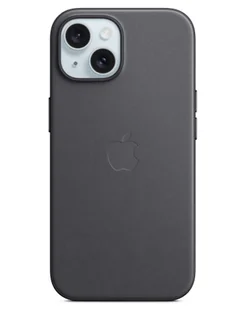 Etui do iPhone 15 Plus Apple FineWoven MagSafe - czarne - Etui i futerały do telefonów - miniaturka - grafika 1