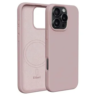 Etui ETTERI Silicone Mag do Apple iPhone 16 Pro Max Jasnoróżowy - Etui i futerały do telefonów - miniaturka - grafika 1