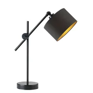 Lampy stojące - Czarna lampka nocna do czytania w stylu glamour MALI GOLD - miniaturka - grafika 1