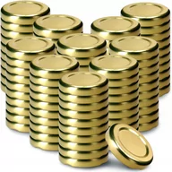 Pojemniki kuchenne - Metalowe wieczka Tranas 33mm złote, 100 szt. - miniaturka - grafika 1